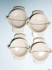 1 cái/2 cái/4 cái - Lưu ý kích thước! Khuôn làm bánh bao tròn màu be, kiểu dáng đẹp, màu trơn, thích hợp dùng trong tháng Ramadan, đồ dùng nhà bếp hàng ngày, tiện lợi cho các lễ hội, nhà hàng, quà tặng Iffast. - Màu Khaki - Xem 9