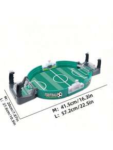 1 Set Gioco da Tavolo di Calcio, Dimensione Grande/Media, Gioco di Calcio da Tavolo per Adolescenti, Amici, Famiglia, Giocattolo Interattivo per 2 Giocatori - Verde - Visualizzare 7