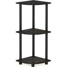 Furinno giro 'n 'tube 3-Tier esquina visualización Rack multiusos estantería sin soporte Espresso negro 1 - EspressoBlack - Ver 6