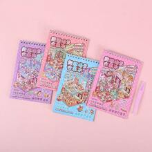 1 Book Of 30 Pages Micro Scenes Sticker, 10 Designs, 3D Pop-Up Visual, Educational DIY Scrapbook And Decoration Crafts Supplies,Back To School,School Supplies