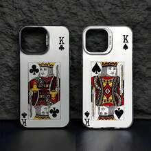 Fashion Playing Cards K Phone Case For 17 16 15 14 13 12 11 Pro Max Air Multicolor Matte Laser Metallic Aurora Funda.Christmas Accessories.Christmas Phone Case. Hot-Selling Phone Cases. Stocking Stuffers. Limited-Time Discount. 17 Pro Case. Case. - Z4 - 查看 2