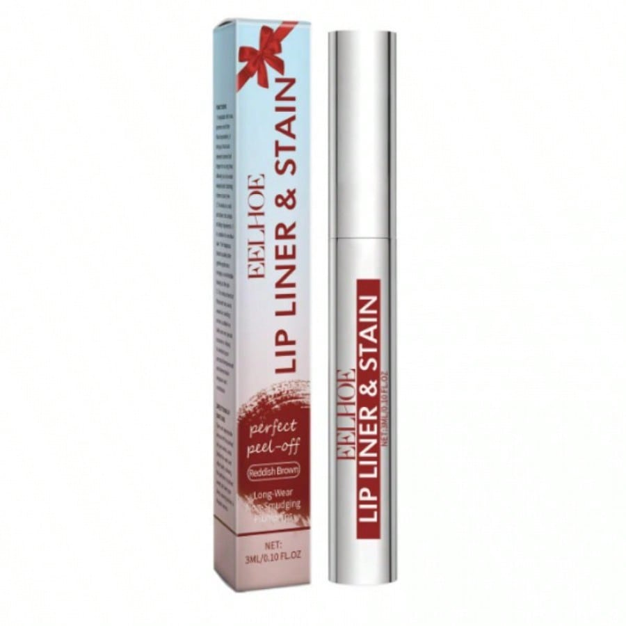 Tinte Labial Peel Off Larga Duracion 3ml Tono Marron Rojizo