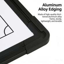 1pc Aluminum Alloy Football Tactics Board, Wall-Mounted/Handheld Match Training Coaching Sandbox Tactics Training Board