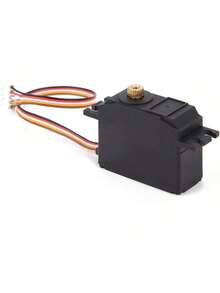 EstiloKeenso Piezas de Actualización de Servo de Coche RC, Accesorio de Repuesto de Servo de Engranaje de Plástico Duradero, Diseño Optimizado para Mejor Rendimiento, Apto para 12428/12427 1/12 RC Car, Montaje Fácil, Resistente y Duradero, Ideal para Competidores RC, Coleccionistas y Usuarios Diarios de Modelos RCVersión mejorada - 1 - Ver 2