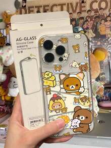 Splicing Rilakkuma Local Shipping Phone Case Cute Soft Bear Apple 17/16/15/14/13/12/11/Air/Pro/ProMax Japanese Anime Phone Case Galaxy S22/S23/S24/S25 Plus Fe Ultra Fan Must-Have. Christmas Accessories. 17 Pro Case New Year Mobile Phone Case Silicone Phone Case Y2k Phone Case Cover De An Excellent Gift For Friends Case For 17 Pro Max Bear Phone Case Gifts 17 Pro Max Case Funda Para Family Rilakkuma 14 Cases Girlfriend Or Boyfriend S25 Ultra Fall Cute Phone Cases Gifts For Men Anime Mobile Phone Case 2026hot - 混合顏色 - 查看 3