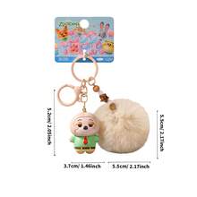 Miniso Disney Zootopia Judy/Nick Series Blind Box Keychain - Other Characters Cute Shape + Ball Accessory Dual-Use Key/Bag Charm Toy Blind Box(1 PC Random Delivery) - Multicolor - View 9