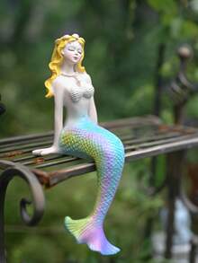 Aquarium Landscape With Miniature Mermaid Design, Home Decoration, Garden, Terrace, Patio Decoration, Desk, Home Resin Decoration, Swimming Pool, Balcony Layout.