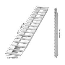 Loading Ramps, 2 Pcs 94 X 15 In, Durable Aluminum And Heavy-Duty Trailer Ramp Set With 16 Anti-Slip Plates, 6000 Lbs Combined Capacity, For Carts, Farm Tractors, ATVs, Lawn Mowers, Motorcycles - 94 X 15 In - View 10