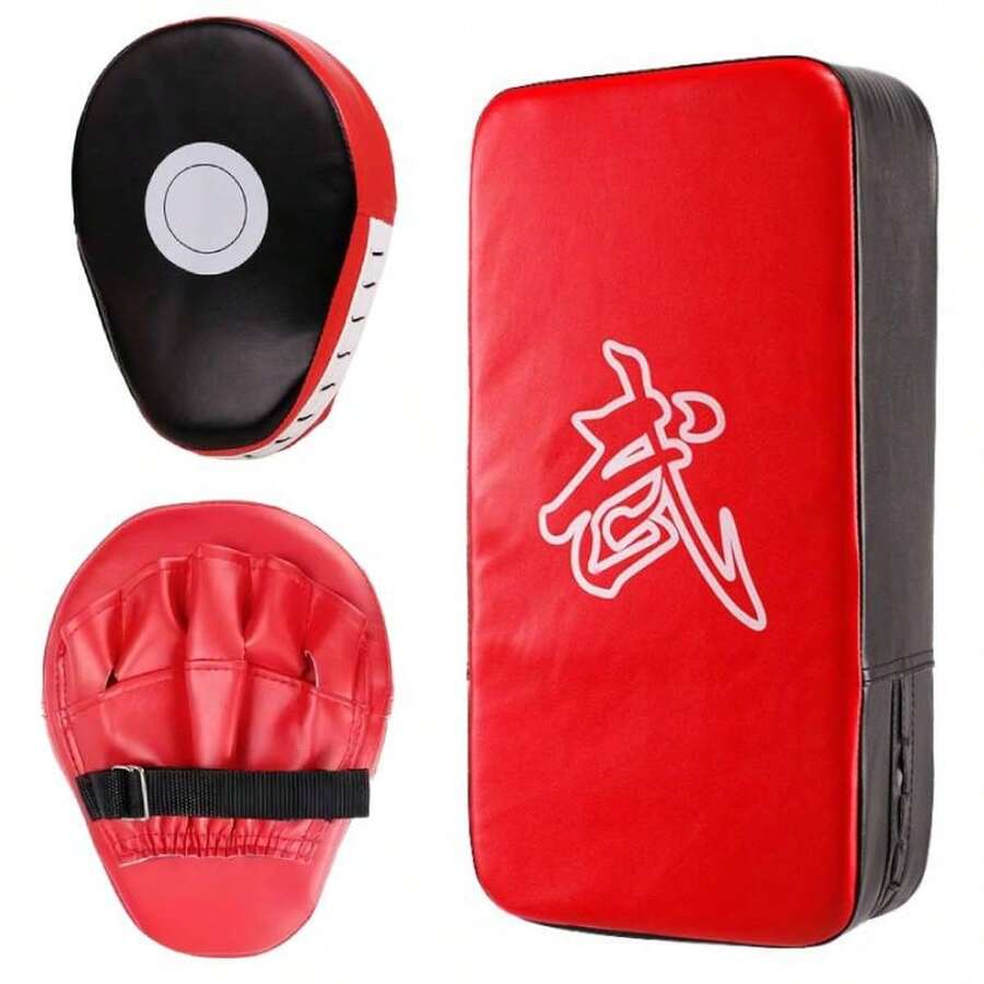 3pcs/Set Boxing Punching Bag, Boxing Focus Pad, Taekwondo Kicking Pad, Suitable For Boxing, Taekwondo, Karate, Muay Thai, MMA Training