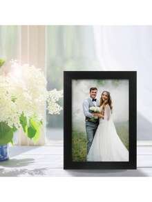 2 Packs 4x6 Picture Frames, Black Photo Frames, Suitable For Wall And Tabletop Display, Frames With Clear Display Screen - Black - View 8