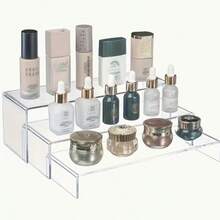 1pc U-Shaped Multilayer Riser Shelf, Desk Organizer, Cake/Figurine Display Stand - Multicolor - View 1