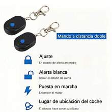 1 juego de sistema de alarma inmovilizador con cierre centralizado universal para automóviles, sistema antirrobo con entrada sin llave y mandos a distancia: compatible con mando a distancia y sensor inteligente.