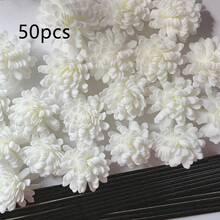 5/20/50pcs Set Fragrance Diffuser Rattan Sticks & White Foam Flower Decor, Fiber Fragrance Diffuser Rods, Home Decor Accessories Suitable For Bedroom, Office, Bathroom, Wedding Party And More - Black - View 9