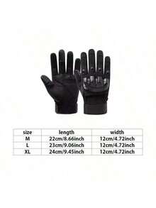 1 Pair Tactical Gloves, Touchscreen Friendly, Fitness Protection, Motorcycle, Hunting, Full Finger Outdoor Gloves - Multicolor - View 2