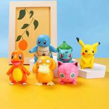 13Pcs 1Set Pokemon Cake Anime Figure Pikachu Party Happy Birthday Pokemon Cake Decoration Supplies Ornaments Boy Kids Gift(Randomness May Have Minor Flaws) - Multicolor - View 15