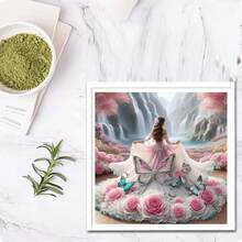 Bộ tranh đính đá chất lượng cao, họa tiết váy hoa, nhiều kích cỡ, bộ tranh nghệ thuật đính đá 5D toàn bộ, tự làm tranh đính đá, đóng gói đẹp mắt, thích hợp trang trí nhà cửa, phòng khách, nhà bếp, phòng ngủ, làm quà tặng, thư giãn và giải trí, món quà hoàn hảo cho bạn bè và gia đình. - Nhiều màu - Xem 4