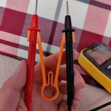 1/2件装重型单手测试探针支架及夹具 - 防滑稳定指针，用于仪表/设备调节，兼容万用表、示波器、频谱分析仪 - 电路维修及现场测试工具 - 彩色 - 查看 4