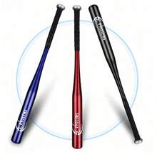 棒球棒，颜色随机混搭，25/28/30英寸可选，轻巧坚固，防滑握把，挥棒更自信，适合所有技能水平，是练习、训练和后院游戏的理想之选。 - 多色-隨機出貨 - 查看 1