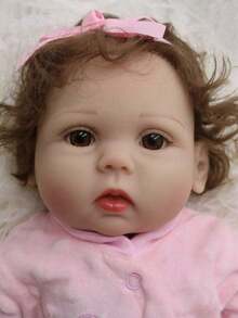 45cm18inch Reborn Baby Doll Full Body Soft Vinyl Newborn Doll Bath Toy Alive Newborn Baby Art Toy Gifts - muñeca de cuerpo de vinilo - Ver 5