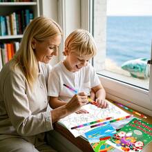 Mczan 24 Pack Coloring Books With Crayons For Kids Ages 4-8 8-12, Small Bulk Coloring Books ,Birthday Party Favors Gifts Classroom Activity Supplies - 24 PC với Caryon - Xem 3