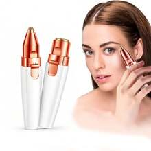 FollowBreak 二合一电动修眉器，女士电动脱毛器，带照明灯的可充电面部剃须刀，理想的情人节礼物 - 彩色 - 查看 1