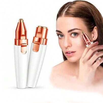 FollowBreak 2-In-1 Electric Eyebrow Trimmer, Electric Women's Hair Remover, Rechargeable Facial Shaver With Light, Ideal Valentine's Day Gift For Her