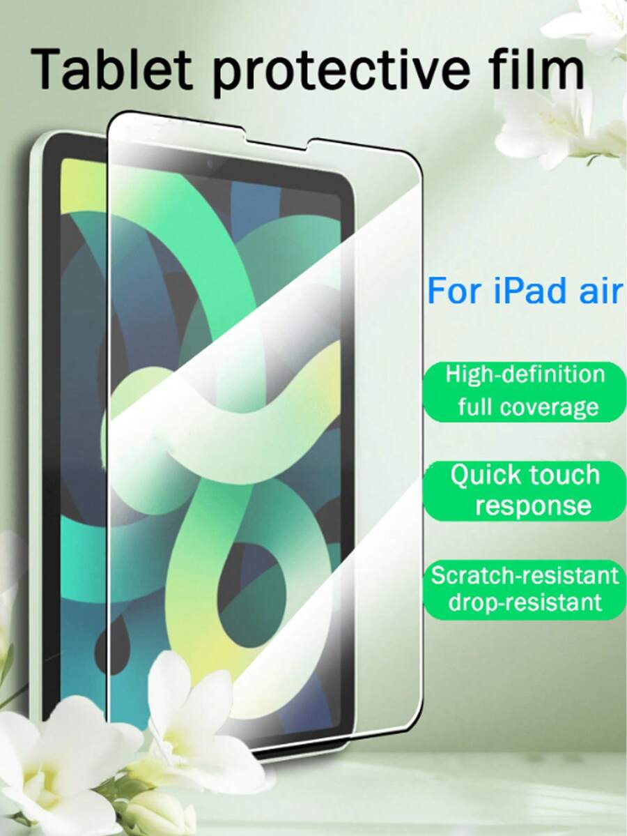 1pc Ultra-Clear Tempered Glass Screen Protector, Suitable For Various Tablet Models, Scratch-Resistant, Smooth Surface, Bubble-Free, Easy To Install, Essential Screen Protection, Suitable For Daily Protection, Office, Home Tablets, Waterproof, Shockproof, Anti-Fall, Anti-Scratch Screen Protection Essentials, Applicable To Daily Shield, Office, Home Daily Shield Office Home Pad Screen Protector Pad Accessories Scratch Resistant
