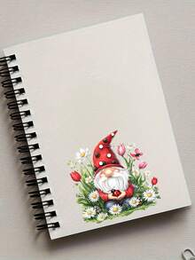 2pcs Spring/Summer Garden Floral Cute Gnome DIY UV DTF Transfer Stickers, Applicable For Crafts, Journals, Glass Cups, Coffee Mugs, Vases, Laptops, Phone Cases, Greeting Cards, Illustrations, Scrapbooks, Decorative Transfer Stickers, Home Decor, 2.7 Inch - Multicolor - View 8