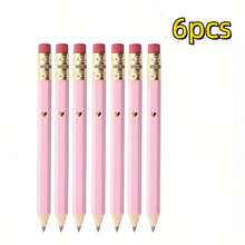 粉色木质铅笔，书写流畅，适合作为书写工具、学习用品、奖励、激励礼物、节日礼物、情人节礼物、结婚礼物。 - 粉色 - 查看 9