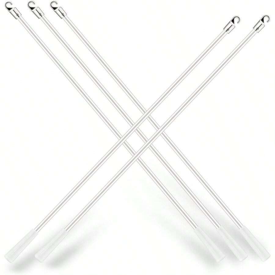 5pcs Curtain Pull Wand Blinds Wand Fiberglass Vertical Blinds Replacement Parts Blind Tilt Wand (5, 45 Inch In Length) - 50 Inch In Length + 5 - View 1