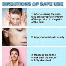 Niacinamide Anti-Aging Facial Serum (Serum), 2-Bottle Pack, Targets Fine Lines And Wrinkles, Firms Skin, Deeply Moisturizes, Promotes Collagen And Elastin Production. Prevents Skin Aging, Prevents Facial Muscle Contraction, Suitable For All Skin Types. - 2-bottle - 查看 10