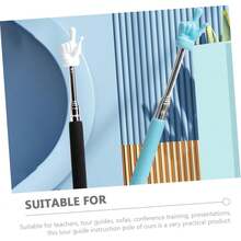 3 Punteros Telescópicos para Profesores Puntero de Mano Extensible Puntero de Dedo Uds Punteros Telescópicos para Profesores de Aula Suministros y Varillas Profesores Que Presentan a Los Niños Puntero - 1 - Ver 3