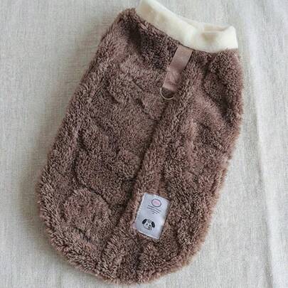 PETSIN 适合小型犬的冬季狗衣服，适合泰迪、博美犬、比熊犬、猫的保暖服装，带皮带设计