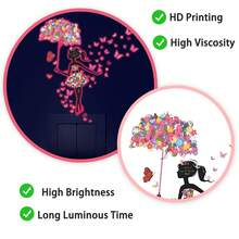 1pc Glow In The Dark Decal, Night Light Switch Plate Border Decor Wall Sticker; Removable Self-Adhesive Sticker, For Living Room, Bedroom And Bathroom Decoration, Switch Sticker