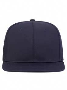 2026新款简约纯色平沿棒球帽，后部封口，个性化棒球帽，户外日常通勤装饰帽，运动遮阳帽，街头时尚创意嘻哈帽，男女通用休闲滑板帽