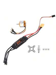 EstiloRC Motor ESC, 1000KV Motor Motores EléCtricos Y Piezas Motores Completos 40A Brushless ESC Set Accesorios Compatible Con RC Drone HelicóPtero ModeloVersióN Mejorada - 1 - Ver 1