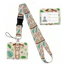 Animal Collection The Vertical Card Holder Horizontal Card Neck Strap Lanyards For Keys Keychain Badge Pass Hang Rope - Multicolor - View 119