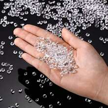 2000pcs Vase Fillers, Acrylic Crushed Rhinestone, Fake Crystals Rhinestone Gems For Vase Fillers, Suitable For Wedding Decoration Display, Home Decoration, Table Scatter, Event, Wedding Decor, Valentine's Day Present, Photo Prop And Fish Tank Filler Gifts Birthday Graduation Room Decor Flower Vase Glass Vase - Multicolor - View 6