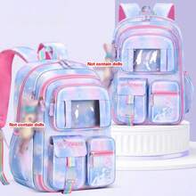 Large Capacity Backpack School Bag Rucksack Waterproof Backpacks For Kids Girls - Blue - View 2