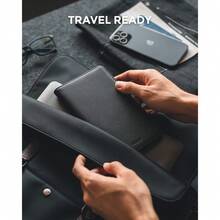 VULKIT Cartera Porta Pasaporte Billetera de Viaje con Bloqueo RFID para Hombres y Mujeres - AAA - Ver 5