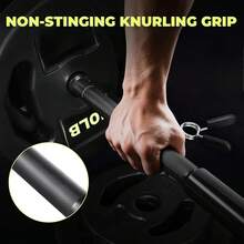 Barbell Weight Set For Lifting, 45 LB Weight Bar Set With Adjustable Free Weights For Workout Bar For Exercise Build Muscle In Home Gym - Default - View 2