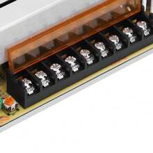 Fuente de Alimentación de Interruptor, Adaptador de Controlador de Barra de Luz de Pantalla LED de Aleación de Aluminio S-360-12(12V/30A/360W) - Plateado - Ver 5
