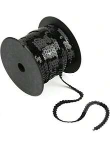 EstiloPaillette 6 mm borde de lentejuelas planas redondas rollo de cinta para proyectos de bricolaje manualidades adornos de disfracesVersión mejorada - 1 - Ver 1