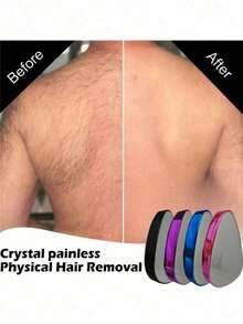 1pc Painless Physical Hair Removal Device, Crystal Hair Eraser, Easy To Clean And Reusable Body Hair Removal Tool - Multicolor - View 5