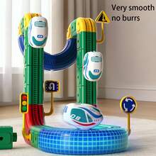 3D Modular Electric Train Set Toy For Children 3+ Years Old, Flexible Track Building, 360° Rotation, Gravity-Defying, STEM Learning Gift - Multicolor - View 4