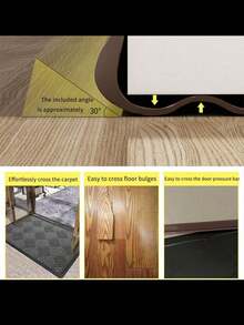 1pc U-Shape Cinch Slide-On Under Door Seal, Door Draft Stopper, Door Sweep For Exterior/Interior Doors, Under Door Seal Under Door Draft Blocker, Soundproof Door Bottom Weather Stripping - Multicolor - View 13