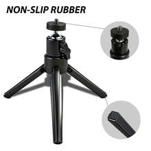 VELEC Multi-Function Mini Projector Tripod MountCompatible With 1/4-Inch Threaded ProjectorsABS MaterialPortable, Compact 360° Rotating Projection MountIdeal For Outdoor Use And Home Theater - Black - View 7