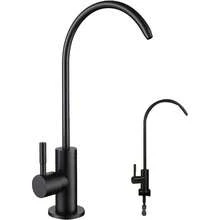 swfggGrifo de Filtro Purificador de Agua Potable Llave de Filtro de Agua para Cocina Grifo de filtro Grifo Giratorio de Acero Inoxidable de 360 ​​Grados Negro Mate SP-10016-Neg - NegroMate - Ver 2