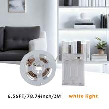 1 PC LED Strip Light With Warm Light/White Light Dual-Color Options, Comes With A Battery Box (AA Batteries Not Included), Providing Clear And Bright Light. Suitable For Mirror Lighting, Living Room And Bedroom Decoration, Stair Lighting, Holiday Decoration, And Creating Halloween And Christmas Ambiance Lighting. - Battery Box LED Strip - View 19