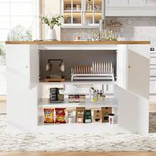 Buffets & Sideboards - White + MDF+Metal - View 6